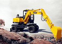 小型輪式挖掘機產(chǎn)品解析-山東寶鼎BD80W輪式挖掘機